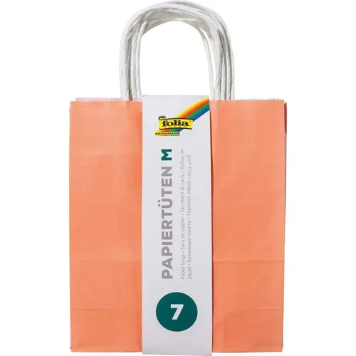 folia 21819 7 - Papiertüten aus Kraftpapier, farbig sortiert, ideal zum Basteln und Verschenken