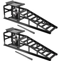 STAHLWERK Hydraulische Auffahrrampe GTH-14 ST 2er Set