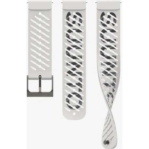 SUUNTO 22 ATH5 Silikon Armband Pearl White S+M - Uhrenarmband für Sportmessgeräte, atmungsaktiv und langlebig, ideal für aktive Nutzer der SUUNTO Vertical, Race, 9 Peak Pro, 9 Peak und 5 Peak.