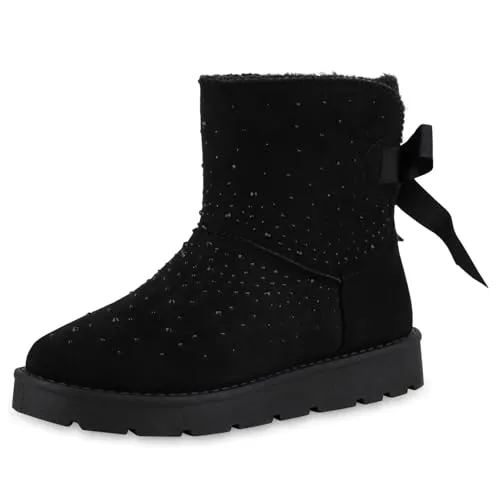 VAN HILL Damen Warm Gefütterte Winter Boots von Van Hill
