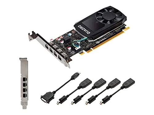 NVIDIA Quadro P1000 Grafikkarten - Quadro P1000-4 GB - Grafikkarten für professionelle Anwendungen, bietet 4 GB GDDR5-Speicher für beeindruckende Grafikleistung und Effizienz.