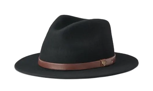 Brixton Messer Fedora Hut, schwarz, Größe S von Brixton