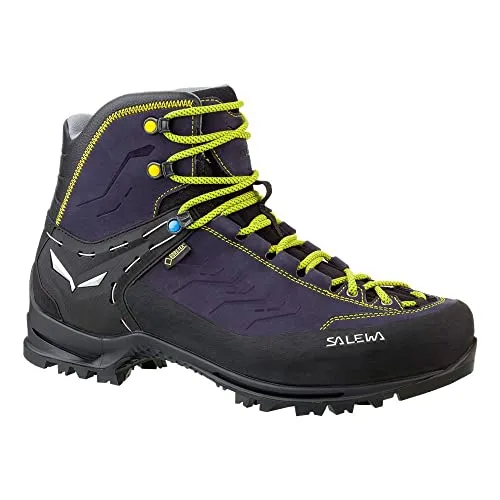 Salewa Wanderschuhe Rapace GTX - Leichte Trekkingstiefel für Herren - Wanderschuhe aus robustem Nubukleder mit wasserdichtem GORE-TEX Futter. Ideal für Klettersteige und alpine Sommertouren, bieten sie optimalen Grip und Komfort.