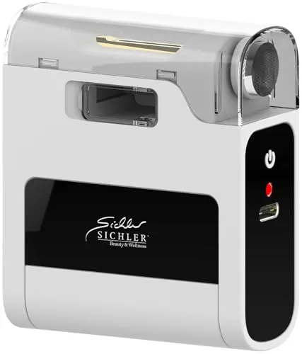 Sichler Beauty Nagelschneider: Elektrischer 2in1-Akku-Nagelknipser & -polierer - Nagelknipser für die ganze Familie: Schneidet und poliert Nägel elektrisch, kabellos mit 400-mAh-Akku. Praktische Auffangbox für sauberes Schneiden ohne Herumfliegende Nägel.