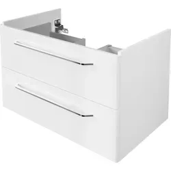 FACKELMANN Milano Waschtischunterschrank 80 cm - Stylischer Badmöbelset mit 2 Teilen, ideal für moderne Badezimmer und optimalen Stauraum.