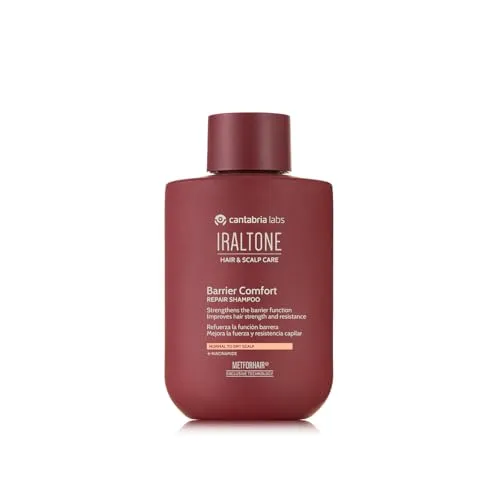 Cantabria Labs Iraltone Barrier Comfort Shampoo – 250 ml – mildes Shampoo stärkt die Barrierefunktion, verbessert die Haarkraft und Ausdauer – mit Niacinamid und MetforHair-Technologie