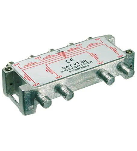 Sat BK Verteiler / Splitter 8-fach digital tauglich (100dB) 67005