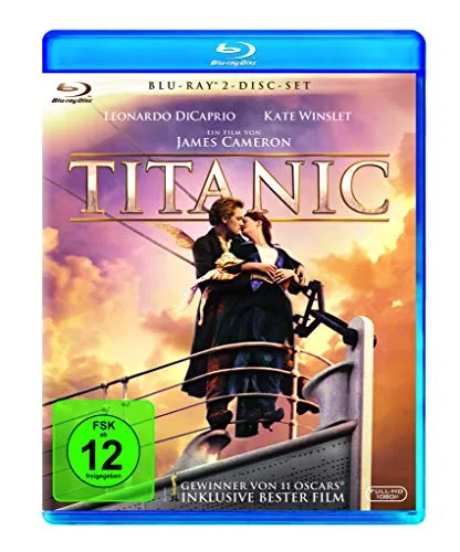 Titanic,2 Blu-rays: Ausgezeichnet mit 11 Oscars 1998 u. a. für den besten Film, Beste Regie, Beste Kamera, Beste Filmmusik u. 4 Golden Globes 1998 u. ... Film, Beste Regie und Beste Filmmusik.USA