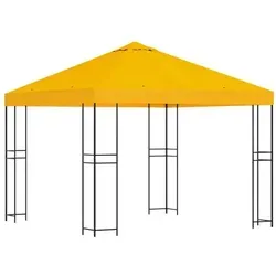 vidaXL Pavillon 3 x 3 m Gelb - Gestalten Sie Ihren Außenbereich mit diesem stabilen Gartenpavillon. Er bietet Schatten und Schutz vor Witterungseinflüssen und ist ideal für gesellige Anlässe und entspannte Stunden im Freien.