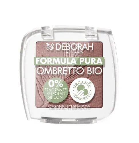 Deborah Augenlidschatten Mono Bio Formel Pure Color Nr. 04 Mat Antique Pink, mit Inhaltsstoffen 100% natürlichen Ursprungs, Vegan und Tierfreundlich