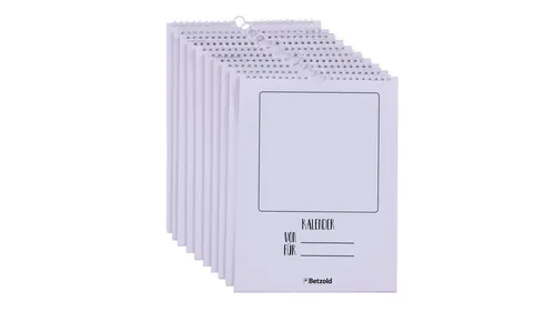 Betzold Bastelkalender, Farbe: weiß, Setgröße: 10 Stück