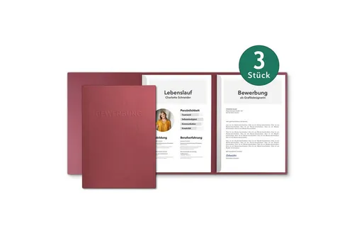 STRATAG Bewerbungsmappe in feinster Lederstruktur von STRATAG