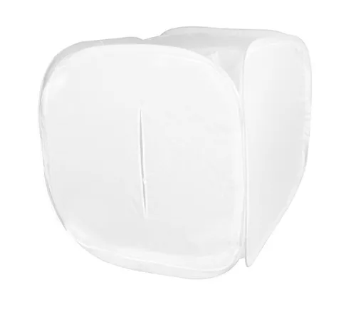 ayex Pop-Up Lichtbox falbarer Lichtwürfel (weiß, 60 x 60cm) inkl. Tasche