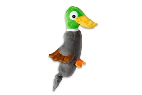 Karlie Hundespielzeug Plüsch Vogel L: 36 cm B: 14 cm H: 8.5 cm grau Dobby