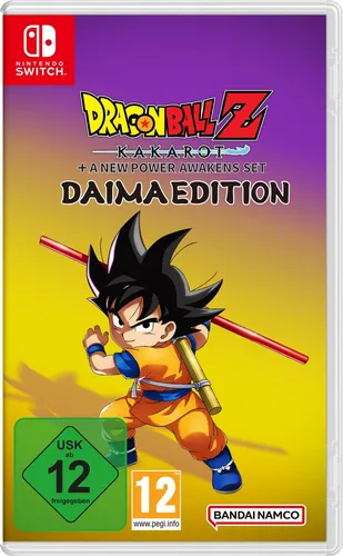 Dragon Ball Z: Kakarot Daima Edition für Nintendo Switch - Action-Rollenspiel für die Nintendo Switch, erlebe epische Kämpfe und neue Abenteuer in der Welt von Dragon Ball Z! Enthält das Originalspiel und einen Downloadgutschein für das DAIMA-Paket.
