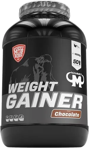 Weight Gainer Crash 5000 von Mammut Nutrition - 4500 g Dose - Protein Shakes & Muskelaufbau mit 80% Kohlenhydraten und 4-Komponenten Proteinkomplex, ideal für Bodybuilding und zur Steigerung der Sport- und Fitnessleistung.