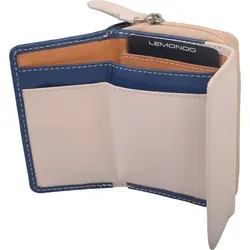 Echtleder Minibörse - Kompakte Echtleder Minibörse mit Reißverschlussfach und Platz für Kreditkarten. Ideal für unterwegs und stilvoll im Alltag.