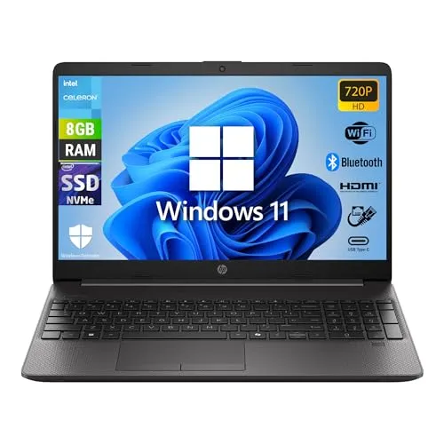 HP 250 G9 Notebook mit 15,6 Zoll Display und Intel Celeron N4500