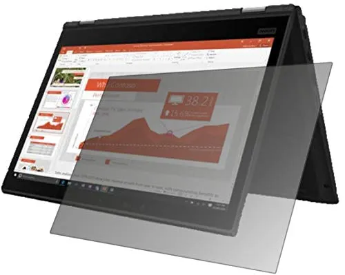 dipos I Sichtschutz-Folie matt kompatibel mit Lenovo Yoga X390 13.3 Zoll Blickschutzfolie Display-Schutzfolie Privacy-Filter