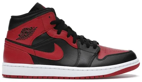 Jordan 1 Mid Banned (2020) - EU 45.5 in schwarz von Jordan