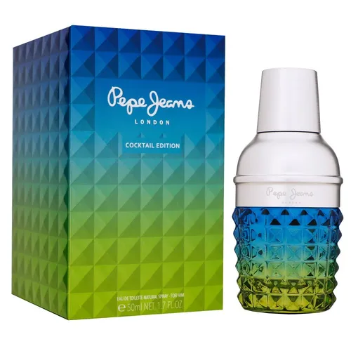 Pepe Jeans Cocktail Edition For Him Parfüm 50ml - Eau de Toilette für Herren mit erfrischendem Yuzu-Kardamom-Duft, ideal für die heißen Sommertage und anspruchsvolle Männer.