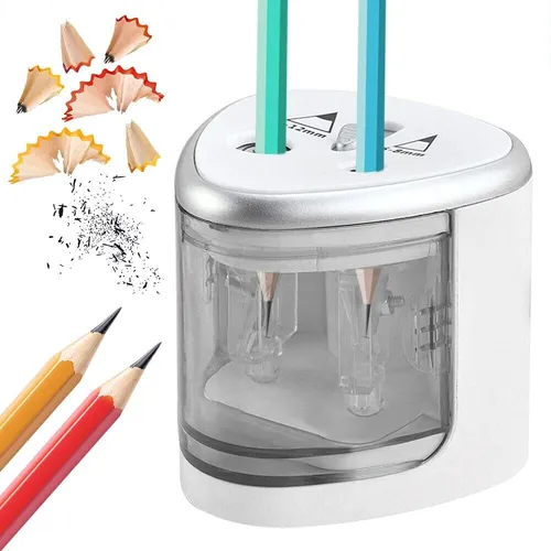 Elektrischer Universal Anspitzer für Alle Bleistifte Buntstifte Eyeliner Dopp...