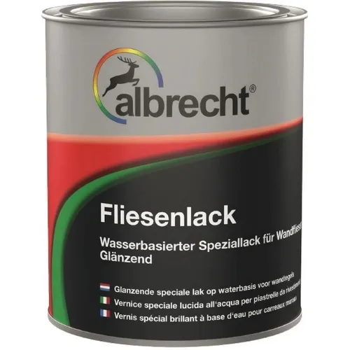 Albrecht Fliesenlack Weiß Glänzend 750ml