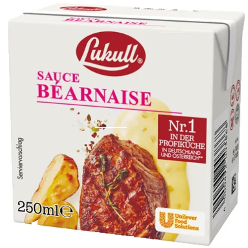 Lukull Sauce Bearnaise Gastro Qualität 250ml Packung
