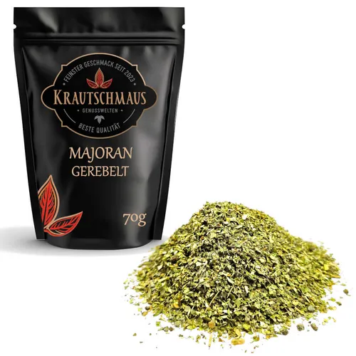 70g Majoran Gewürz gerebelt getrocknet Krautschmaus aromatisch Würzen Kochen