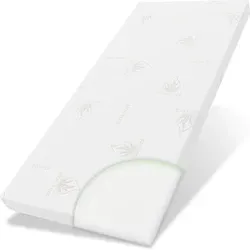 ELONEO Topper 90x200, 140x200, 180x200 – Waschbarer Viskoschaum für Allergiker - Matratzenauflagen, 7 cm hoch, wendbar und atmungsaktiv, ideal für Hausstauballergiker, schadstoffgeprüft und mit waschbarem Bezug für besten Schlafkomfort.