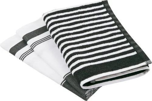 ROSS Geschirrtuch Exclusiv Set, 3-tlg in schwarz von ROSS