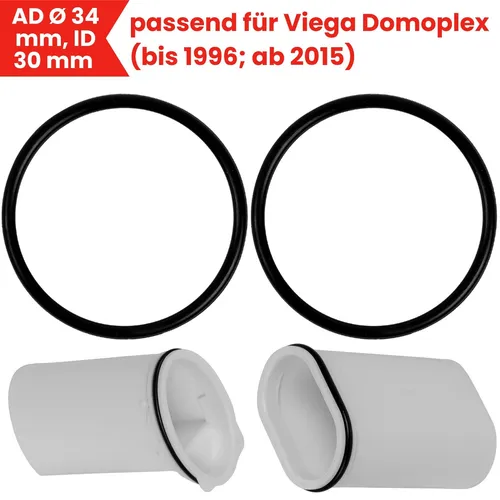 Tauchrohr Dichtung passend für Domoplex 6928.1821 290856 317232 Dusche Dichtring