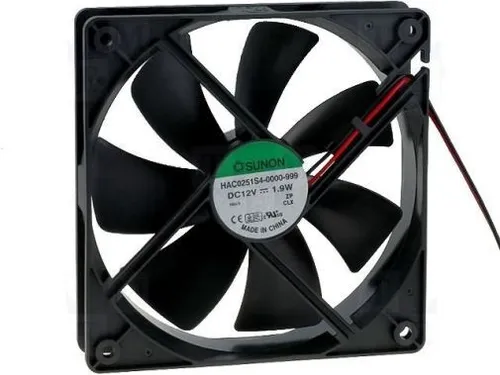 Sunon Lüfter 120x120x25mm HAC0251S4-999 DC 12V 1600 U/min 30dBA Gleitlager