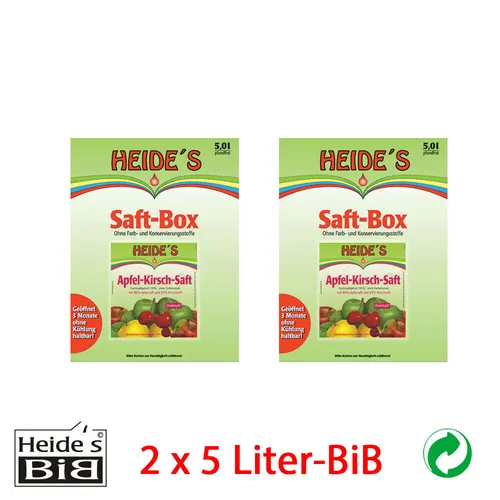 Apfel-Kirsch-Saft, 2 x 5 Liter-BiB - 2er-Pack