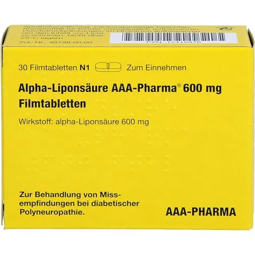 AAA-Pharma Alpha Liponsäure Aaa Pharma 600 mg Filmtabletten
