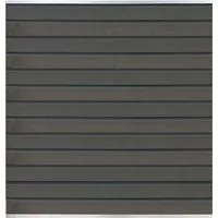 Produktbild T & J Wollbach-Serie WPC-Steckzaunsystem Zaunlamelle Grau 20 x 140 x 1790 mm
