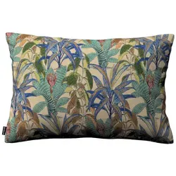 Dekoria Kissenhülle Blau Floral 47x28 cm Oeko-Tex® - Stilvolle Kissenhülle aus Jacquard mit verdecktem Reißverschluss. Sie verleiht jedem Raum eine gemütliche Note und sorgt für zusätzlichen Sitzkomfort. Ideal für Wohntextilien!