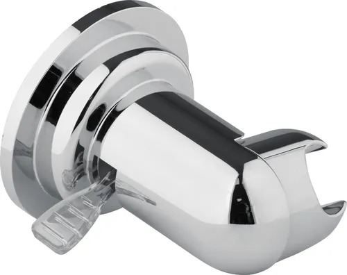 Duschkopfhalterung mit Saugnapf – Handbrausehalter - Duschköpfe & -brausen, praktische und robuste Halterung ohne Bohren, ideal für glatte und raue Oberflächen, aus haltbarem ABS mit glänzender Chromschicht.