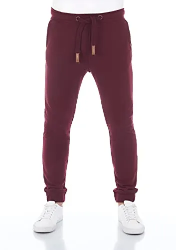 riverso Sweathose Herren RIVSven Slim Fit - Trainingsbekleidung aus pflegeleichter Baumwollmischung, ideal für aktiven Lebensstil und bequemes Tragen in der Freizeit.