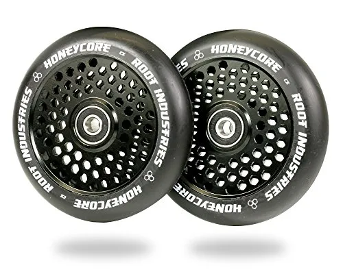 Root Industries Honeycore Stunt-Scooter Rolle 110mm - Schwarz - Cityroller & Kickboards, hochwertige 110mm Rollen für maximale Stabilität und Geschwindigkeit, ideal für Stunt-Scooter-Enthusiasten.