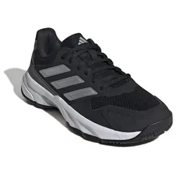 adidas CourtJam Control 3 Damen Tennisschuh schwarz/grau/weiß - Damen-Sportschuhe, ideal für Tennis, mit hervorragender Stabilität und Komfort für lange Spielstunden.