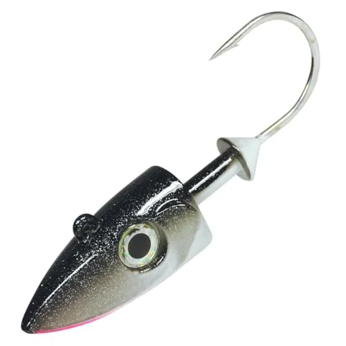 Hogy Twitcher Jighaken silberfarben, Größe:50g / Gr. 6/0