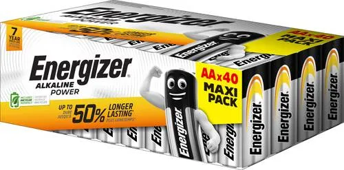 Energizer Power LR06 Mignon (AA)-Batterie Alkali-Mangan 1.5V 40St.