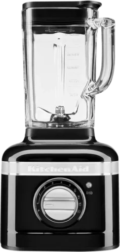 KitchenAid Artisan K400 Standmixer Onyx schwarz - Standmixer mit 3 automatischen Programmen, ideal für Smoothies und Eisgetränke. Inklusive praktischer Abmesskappe im Deckel für präzises Dosieren.