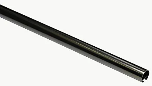 GARDINIA Gardinenstange Innenlauf I, Ø 20 mm, Fixmaß, Metall, Serie Chicago - Hochwertige Gardinenstange mit 20 mm Durchmesser aus Metall, ideal für individuelle Dekorationen. Wählen Sie aus verschiedenen Längen und Zubehör für eine perfekte Anpassung an Ihr Zuhause.