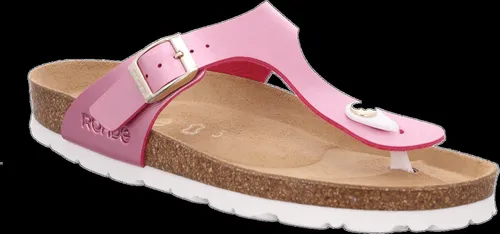 Rohde Alba Perlato 5578 Damen Sandale Sandalette Zehentrenner Pantolette , Farbe:Blau (Baltic), Größe:EUR 35