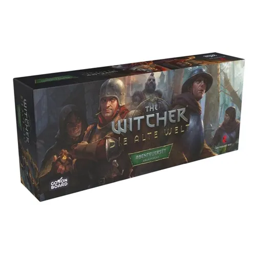 GOBD0006 - The Witcher: Die Alte Welt - Abenteuerset - Kennerspiel mit 200 neuen Karten für spannende Abenteuer und Entscheidungen. Ideal für 1-5 Spieler ab 14 Jahren und perfekt als Erweiterung für das Grundspiel The Witcher: Die Alte Welt.