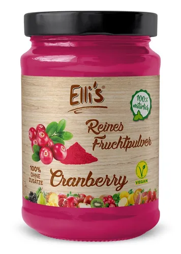 Fruchtpulver Cranberry - natürliches Fruchtpulver aus der reinen Frucht
