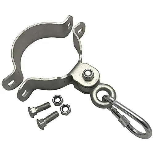 Loggyland Schaukelhaken Schaukelschelle Sicherheitshaken zum Öffnen Ø 90 mm für Balken 9cm