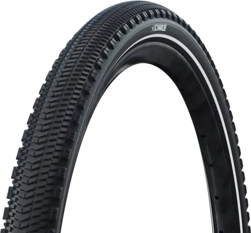 Schwalbe G-One Overland Faltreifen 28 x 1.70 - Black/Reflex - Vielseitiger Fahrradreifen für Offroad und Stadt. Ideal für E-Bikes, bietet exzellente Laufruhe und gute Kurvenhaftung durch starke Stollen. Hohe Haltbarkeit garantiert.